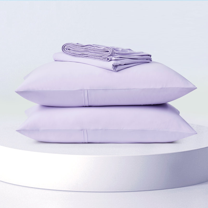 Nylon Knitted Fitted Sheet, Purple