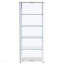Vitrine blanche à 5 tablettes