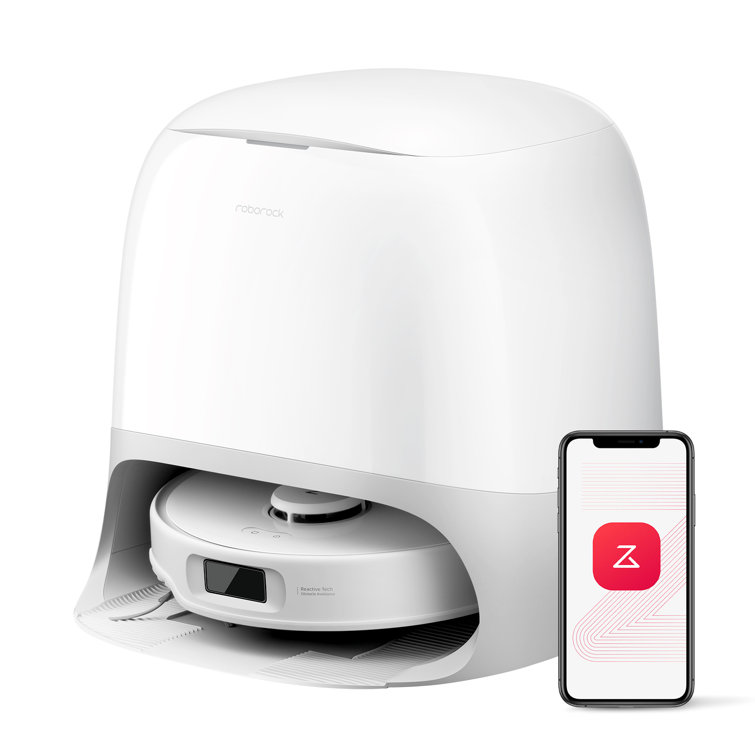 Roborock Qrevo Curv S5X Robot Vacuum and Mop, Zero-Tangling Design, FlexiArm Side Brush & Mop, 17000Pa Suction, Self-Washing & Drying