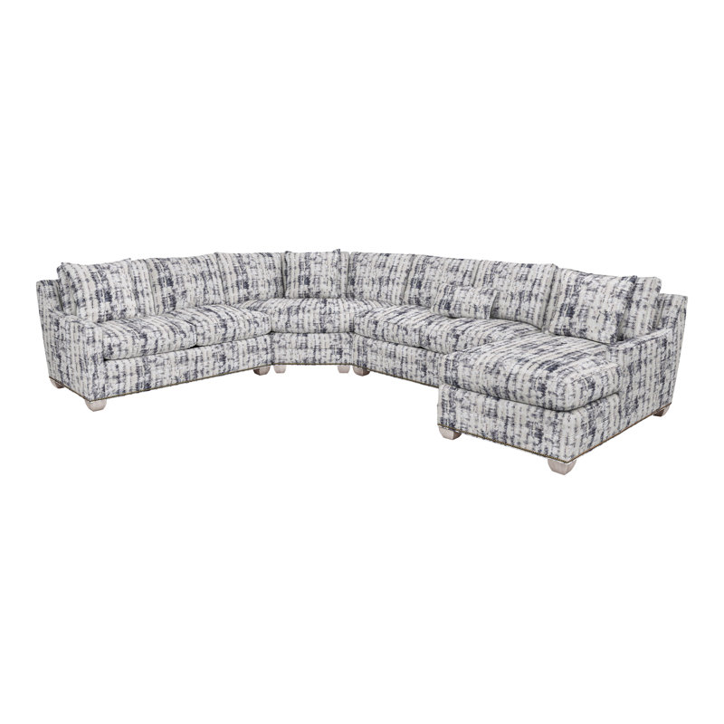 Canapé modulaire 4 pièces Fairgrove, Marina Ozark, Oui, Gris colombe