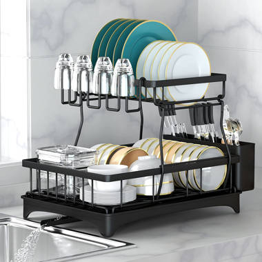 Dish Drying Rack For Kitchen, 3-tier Dish Racks, Kitchen Counter