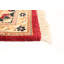 Tapis de la zone en laine beige/rouge 8 pi 10 po x 11 pi 10 po one-of-kind à la main-noué la 2010 Bletsoe