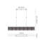 Cinna 1 - Light Grey LED Kitchen Island Pendant