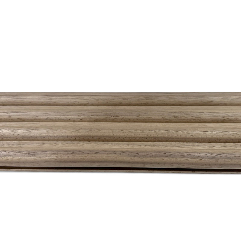 H 5,25 po x P 0,75 po, 96" H x 5.25" W x 0.75" D, Walnut