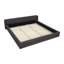 Très grande base de lit tapissier avec tissu en chenille épais, tête de lit moelleuse, conception moderne et solide soutien structurel-891091995-1001885967