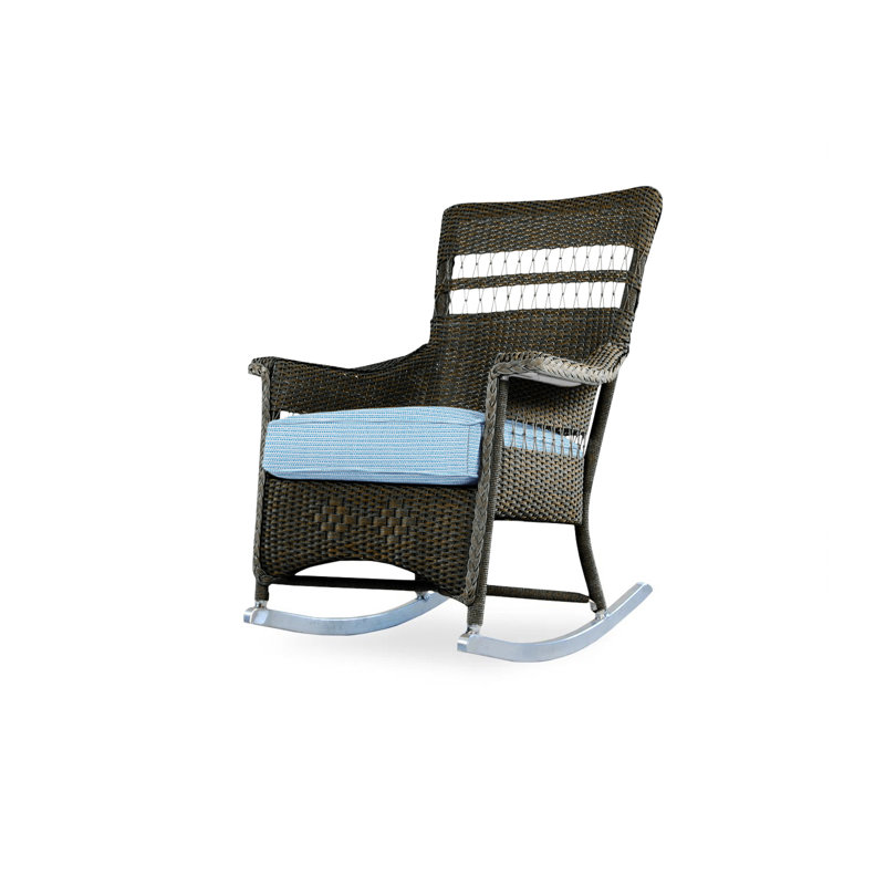 Nantucket Outdoor Rocker Chair, Sandberg Dove, Mink