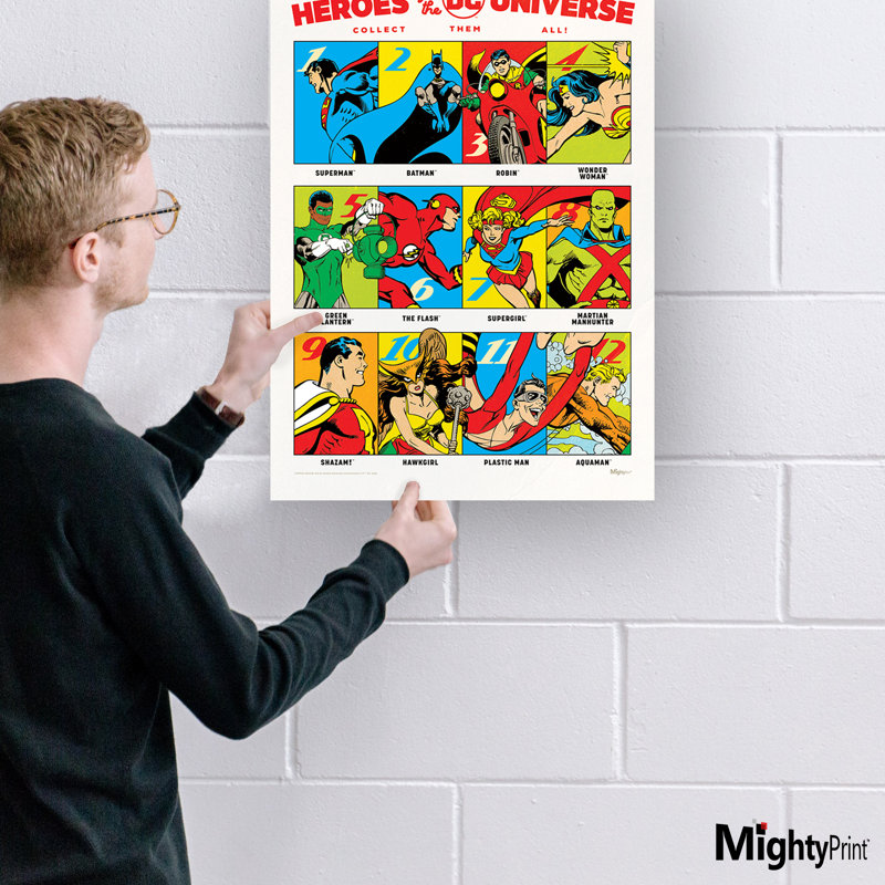 Justice Justice (Heroes Of DC), impression murale Mightyprint