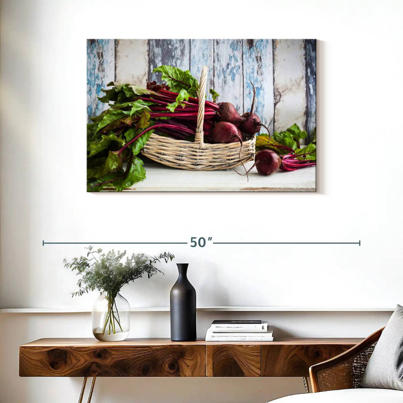 Yarlin Beetroot, 24" H x 36" W