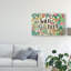 « jungle vibes i », art textuel sur toile tendue-2118138151