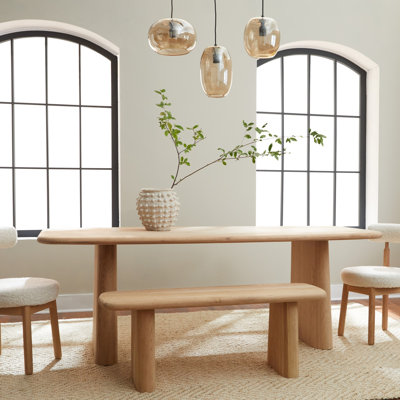 Daymon 84 " Oak Dining Table