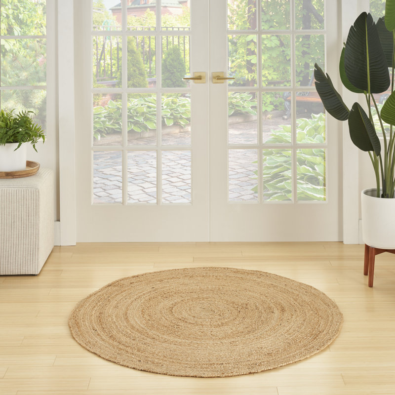 Tapis en jute / sisal Denby, Rond 4 pi