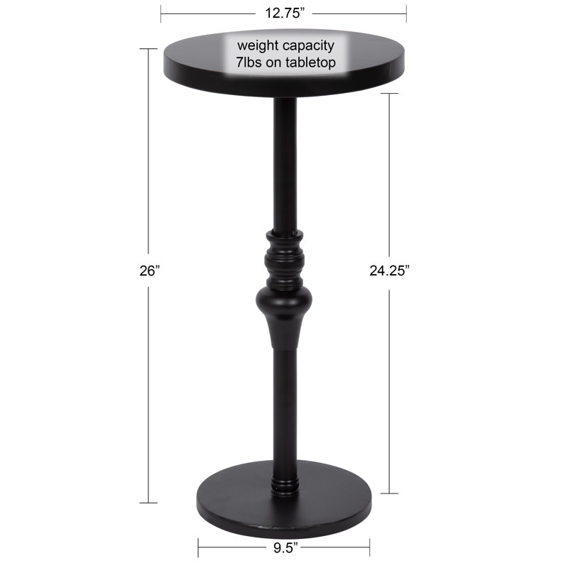 Stratton End Table, Black