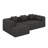 Sectional Sofa Modular Two Piece Couch With Deep Seating And Side Pockets-336306049