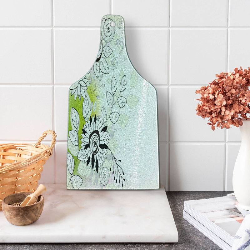 Planche à découper en verre trempé Ambesonne