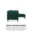 Auryon Small Double 204.5cm Velvet Futon Sofa-87857636