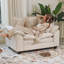 Fauteuil en chenille surdimensionné de 49,5 po de qualité supérieure avec accoudoirs et coussins amovibles-230243184