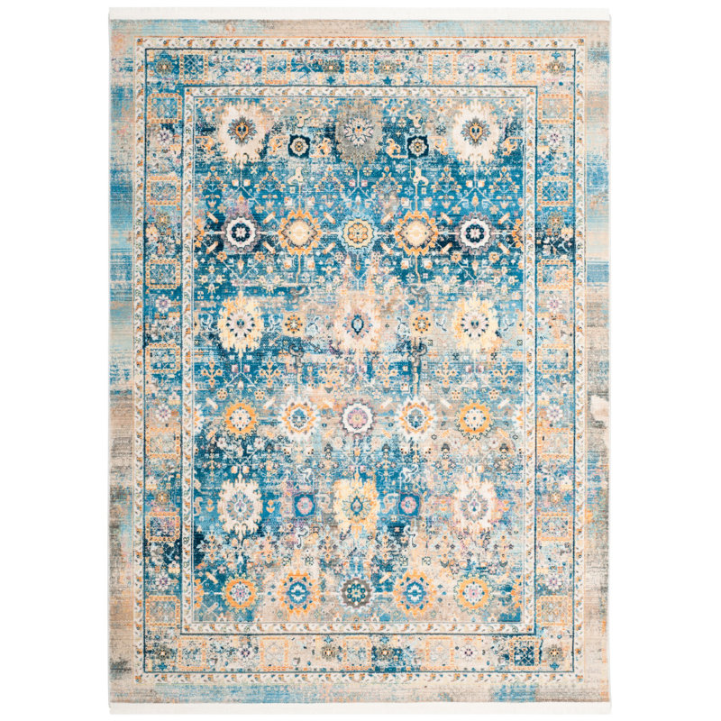 Emberlin Performance Oriental Rug, Rectangle 6' x 9'2"