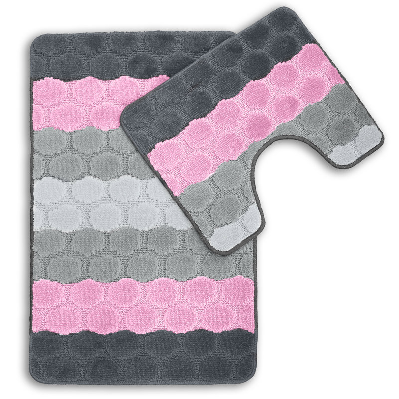 Kenery 2 Piece Bath Set, Pink