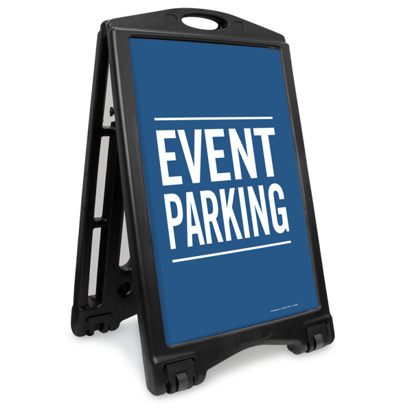 SmartSign Event Parking Portable Sidewalk Sign | Wayfair