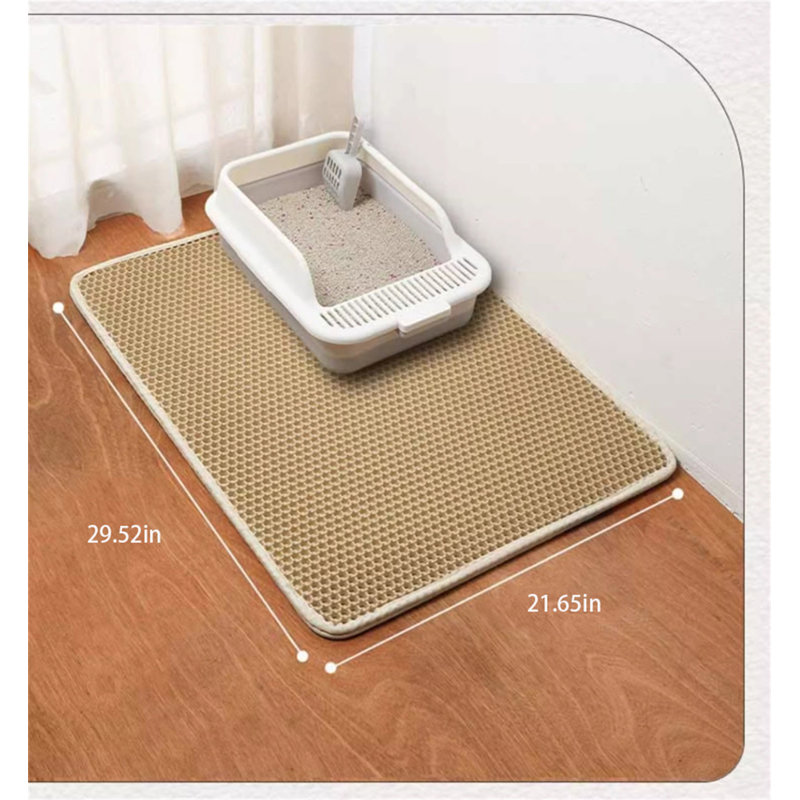Tapis de fumier à double couche, H 0,3 po x l 29,52 po x P 21,65 po