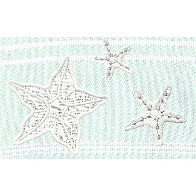 Serviette de plage 100% coton turc Lucky, Aqua pâle