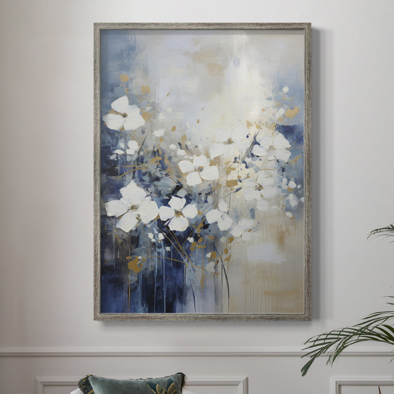 Reproduction encadrée FLORAL Series CCLxx III - bois massif, H 11 po x l 9 po
