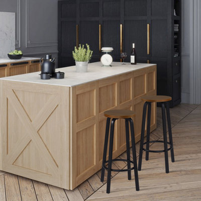 Hayesville Counter Stool with Metal Frame