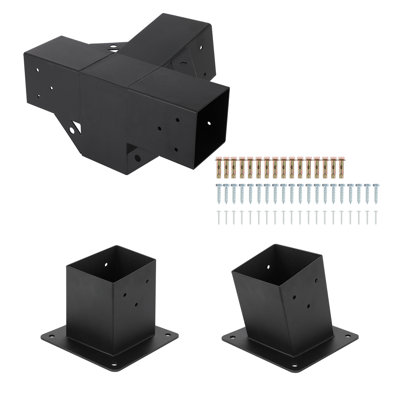 ZACOO Black Metal Hardware for Gazebo