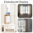 Linen Back Tab Curtains,Light Filtering Curtain, Thick Linen Textured Semi Sheer Drapes(Set of 2,With Hooks)-1809414767-1809414766