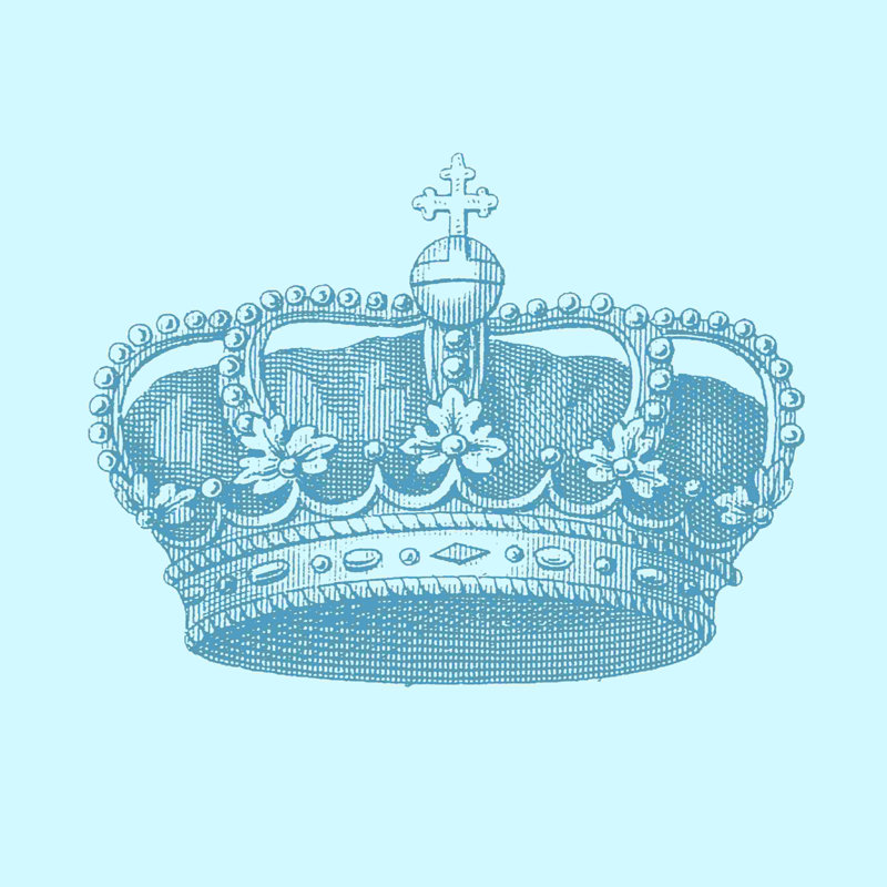 Prince Crown II, H 20 po x l 20 po x P 1,25 po