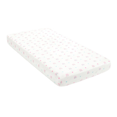 Abbie 100% Polyester - Piece Standard Crib Fitted Sheet