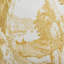 Coussin en toile Reverie - ocre et ivoire - 24 po x 24 po-122747384-122747388