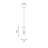 Renata 1 - Light Single Cone Pendant in Natural Brass-558236101