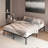 Sturdy Metal Platform Bed Frame for Peaceful Sleep and Stylish Bedroom-1656774444