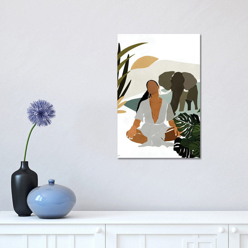 Rayne par Bria Nicole - impression d'art graphique, Toile tendue, Pas de tapis, H 18 po x l 12 po x 1,5 po