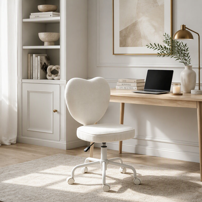 Chaise de bureau ergonomique en filet avec support lombaire réglable et accoudoirs rabattables pour un confort optimal