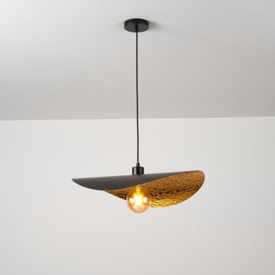 1 - Light Matte Black Novelty Pendant