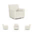 Upholstered Swivel Armchair-84680079