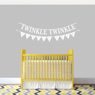 Décalcomanie murale twinkle twinkle little star