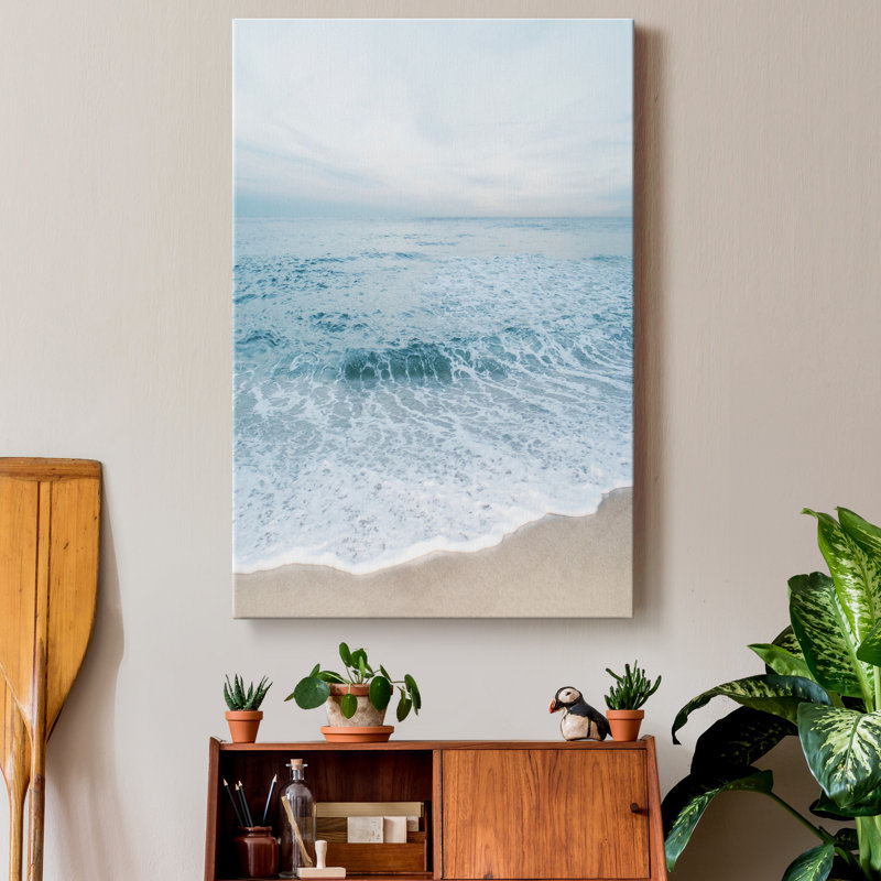 Tranquil Ocean I - Reproduction de photo sur toile tendue, H 18 po x l 12 po x P 1 po
