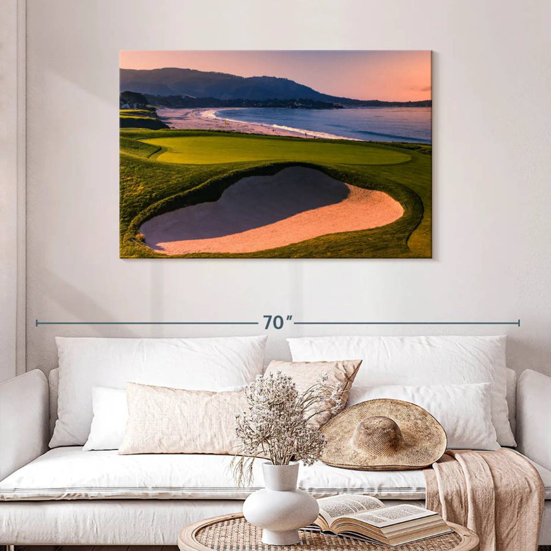 Sirci Pebble Beach Golf, H 30 po x l 45 po