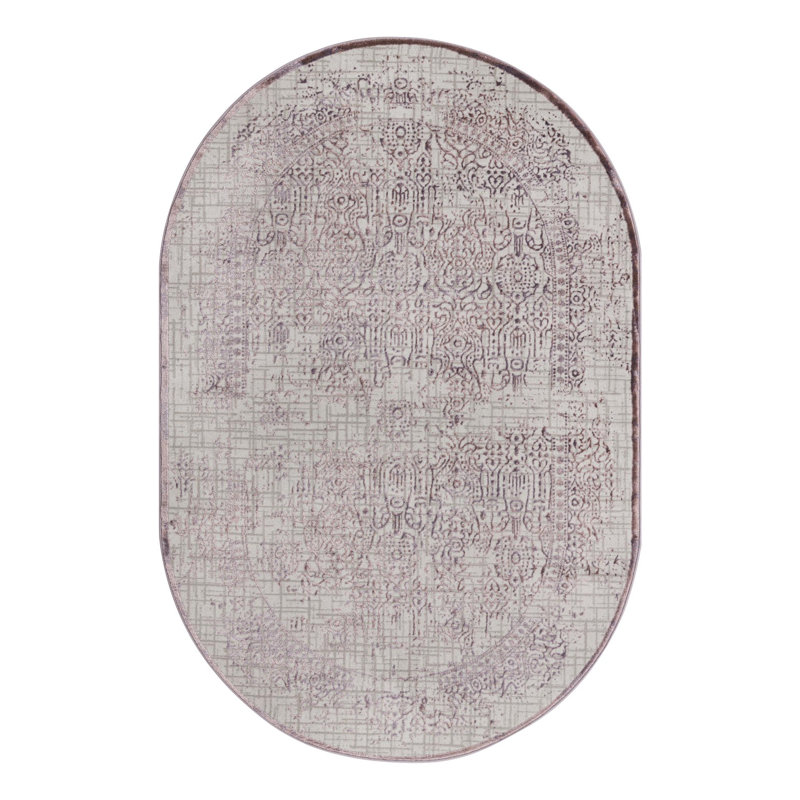 Alissa Abstract Indoor Rug, Oval 4' x 6'