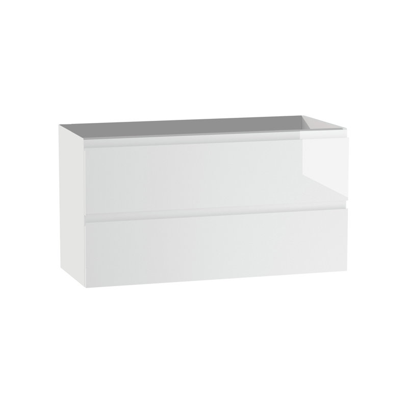 Alloro 36'' Single Bathroom Vanity with Ceramic Top, White