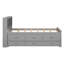 Lit plateforme simple avec tête de lit, USB, lit gigogne simple et 3 tiroirs-1856251898