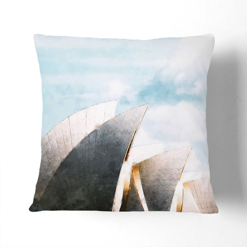 Square Throw Cushion, 40cm H x 40cm W x 15cm D, Black