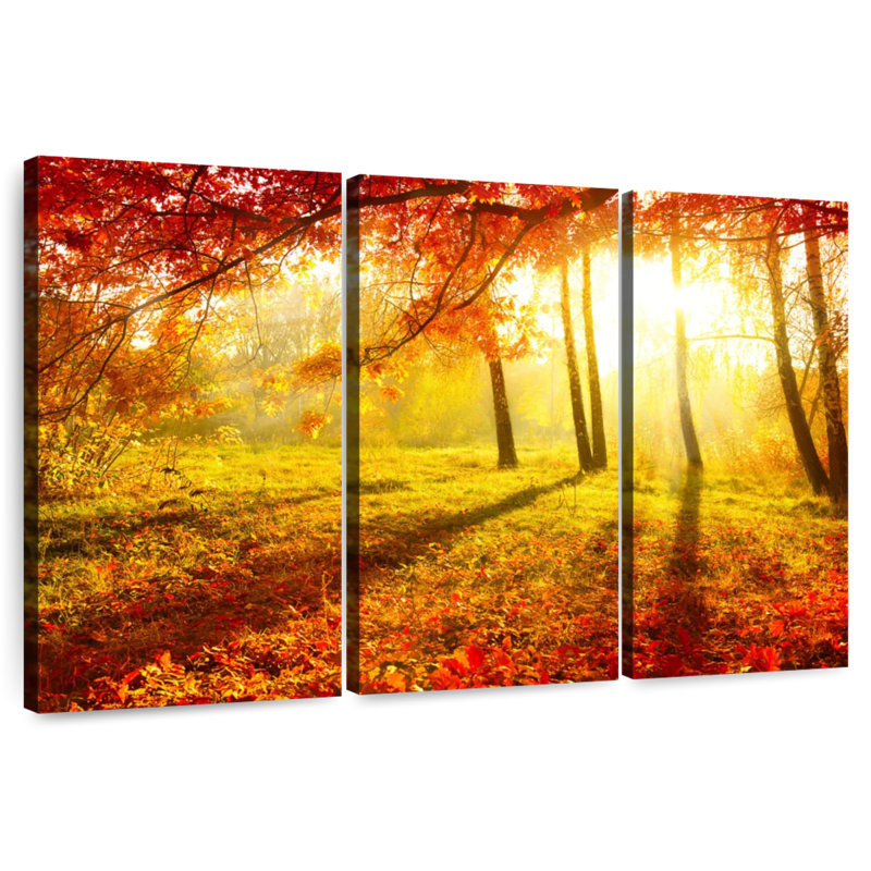 Alvord, paysage d'automne lumineux, H 20 po x l 33 po