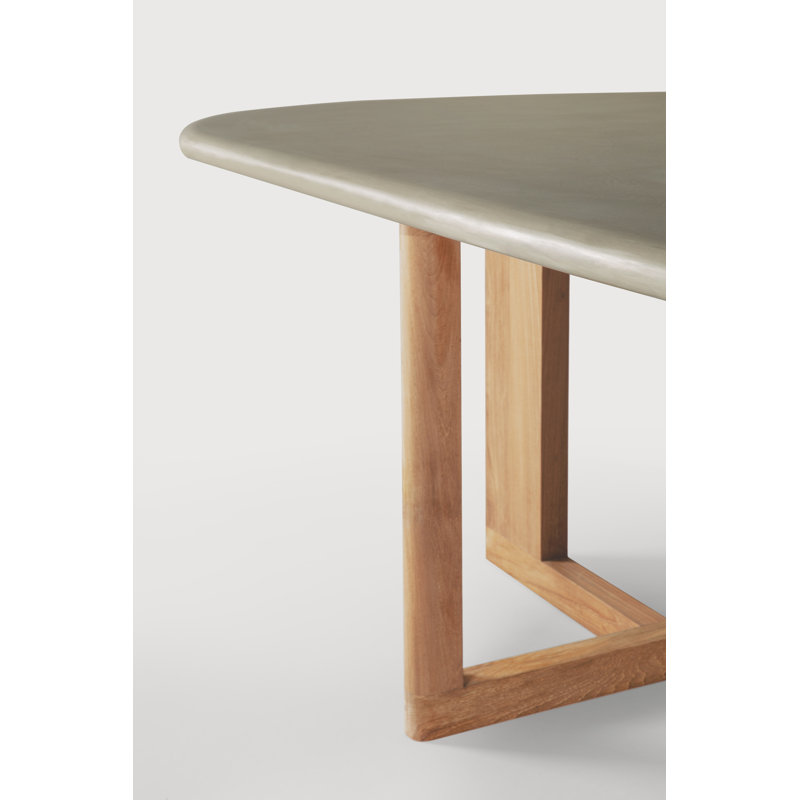 Trestle Outdoor Teak Dining Table