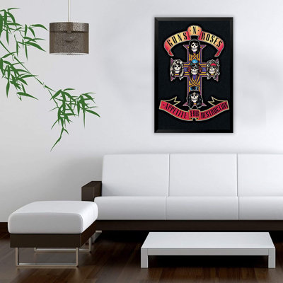 «Guns and Roses Appetite for Destruction», pochette