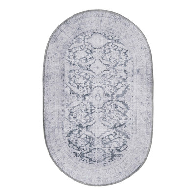 Heyde Chenille Oriental Indoor Rug