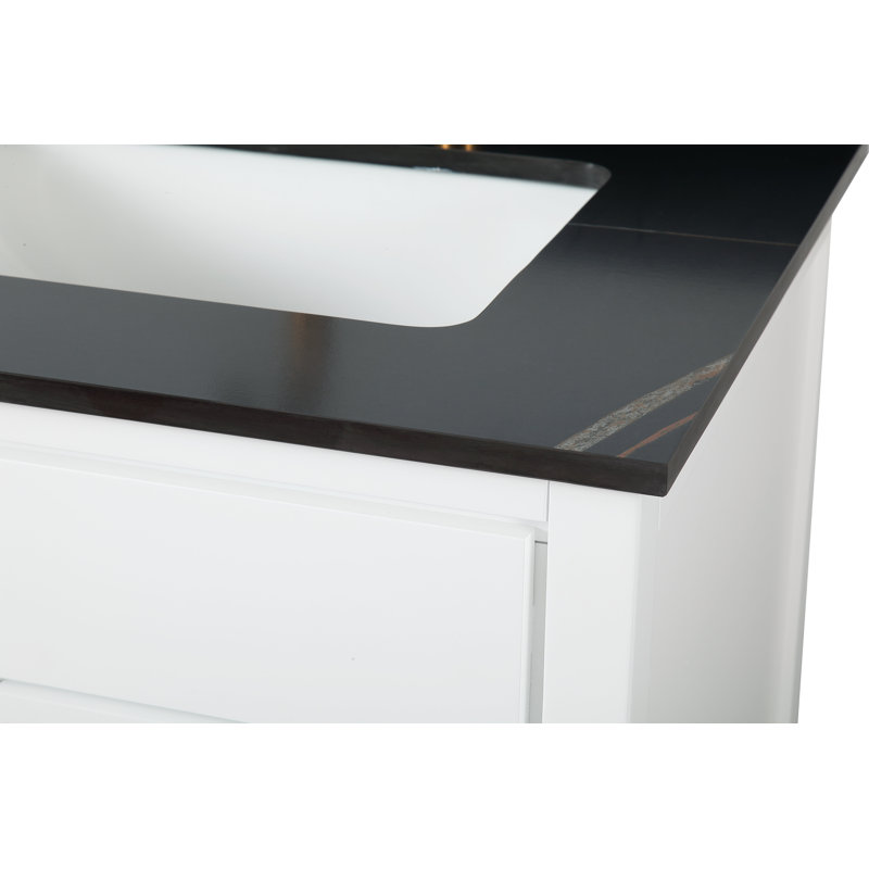 Ensemble de meuble-lavabo double l 60 po x P 22 po x H 35 po